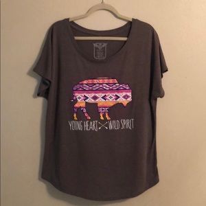 Atx Mafia Young Heart X Wild Spirit Tee